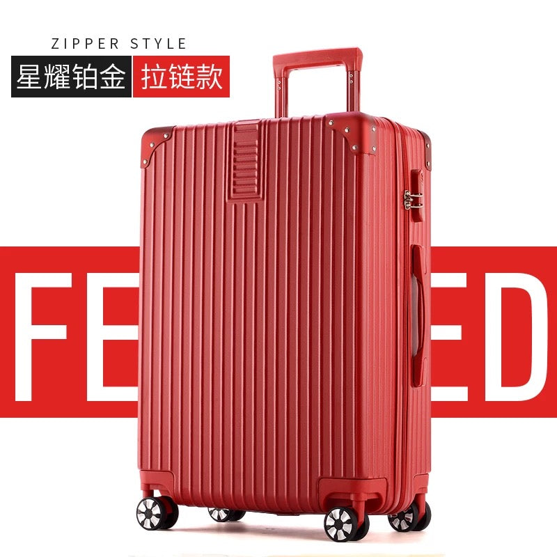 Red. 3 in 1 suitcase